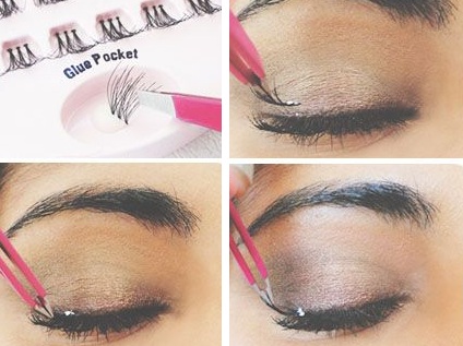 как наклеивать пучковые ресницы как наклеивать пучковые ресницы