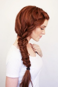 прическа боковой колосок прическа боковой колосок