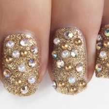 маникюр со стразами маникюр со стразами