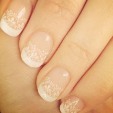 свадебный маникюр на короткие ногти свадебный маникюр на короткие ногти