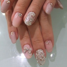 свадебный маникюр на короткие ногти свадебный маникюр на короткие ногти