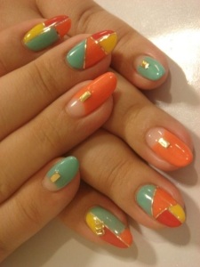 разноцветные ногти разноцветные ногти