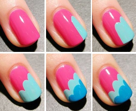 разноцветные ногти разноцветные ногти