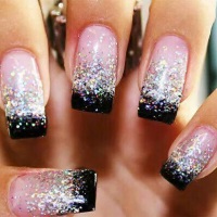блестящий нейл арт блестящий нейл арт