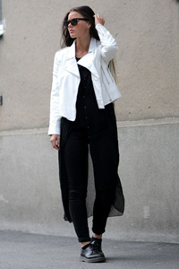 с чем носить кожаную куртку с чем носить кожаную куртку