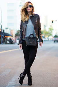 с чем носить кожаную куртку с чем носить кожаную куртку