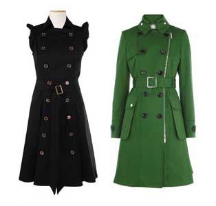 носить тренчкот Karen Millen eShakti носить тренчкот Karen Millen eShakti