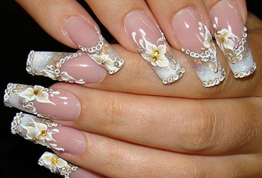 свадебный маникюр свадебный маникюр