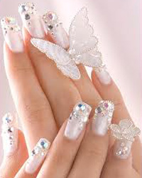 идеальный свадебный маникюр