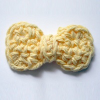 вязаный бантик вязаный бантик