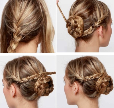 как сделать пучок из волос как сделать пучок из волос