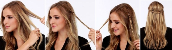 укладка с косами на прямые распущенные волосы укладка с косами на прямые распущенные волосы