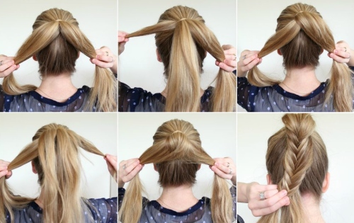 коса из конского хвоста коса из конского хвоста