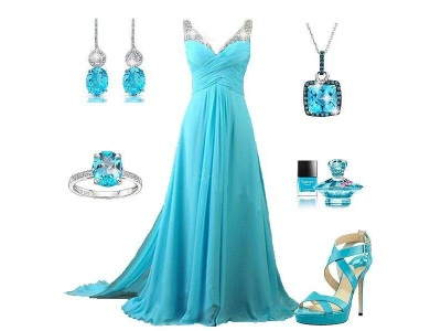с чем носить бирюзовое платье в пол с чем носить бирюзовое платье в пол