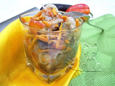 баклажаны с морковью баклажаны с морковью